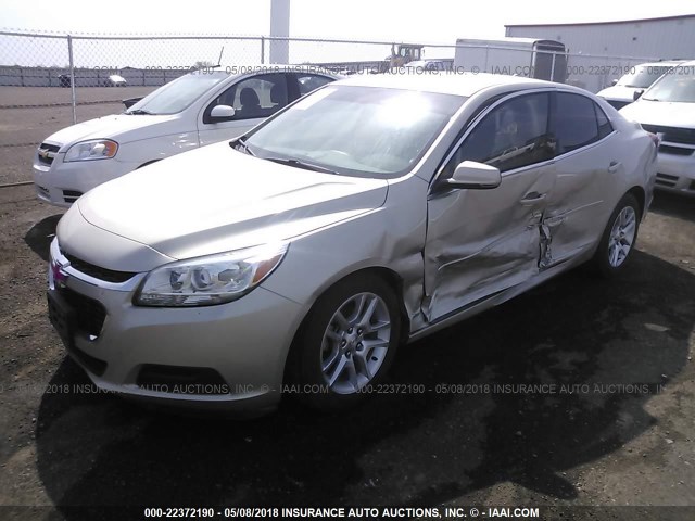 1G11C5SLXEF178821 - 2014 CHEVROLET MALIBU 1LT 金色 照片 2