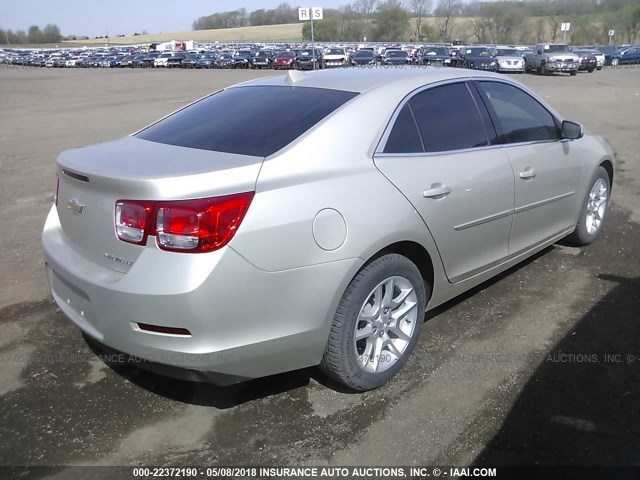 1G11C5SLXEF178821 - 2014 CHEVROLET MALIBU 1LT 金色 照片 4