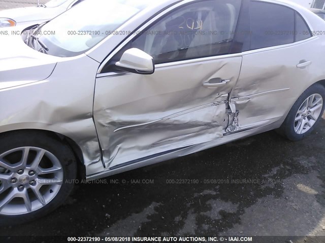 1G11C5SLXEF178821 - 2014 CHEVROLET MALIBU 1LT 金色 照片 6