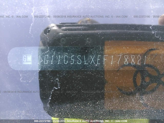 1G11C5SLXEF178821 - 2014 CHEVROLET MALIBU 1LT 金色 照片 9