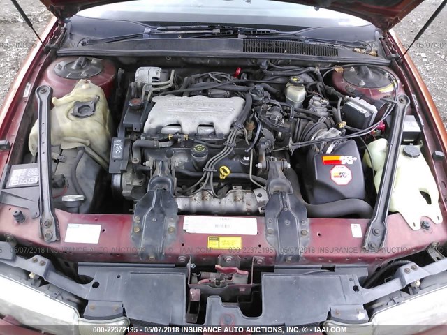 1G3WH52M2TF322706 - 1996 OLDSMOBILE CUTLASS SUPREME SL 橙色 照片 10