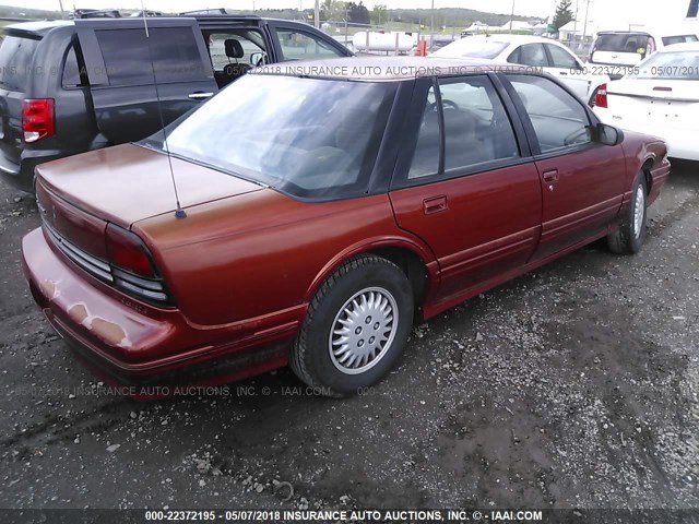 1G3WH52M2TF322706 - 1996 OLDSMOBILE CUTLASS SUPREME SL 橙色 照片 4