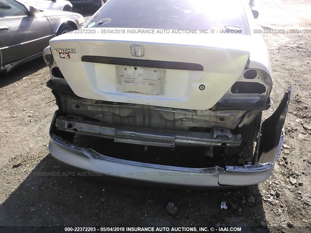 1HGEM22134L037948 - 2004 HONDA CIVIC DX VP SILVER photo 6