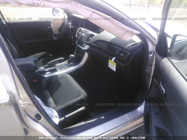 1HGCR2F52FA113390 - 2015 HONDA ACCORD SPORT SILVER photo 5