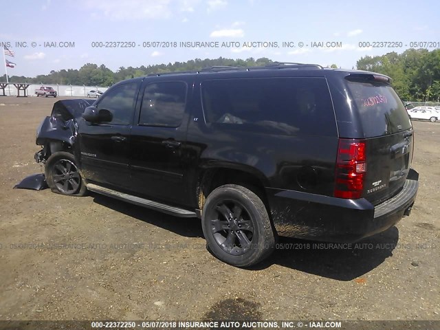 1GNUKJE31AR139739 - 2010 CHEVROLET SUBURBAN K1500 LT BLACK photo 3