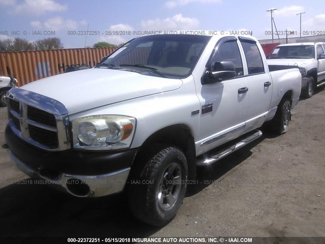 3D7KS28D68G158359 - 2008 DODGE RAM 2500 ST/SLT WHITE photo 2