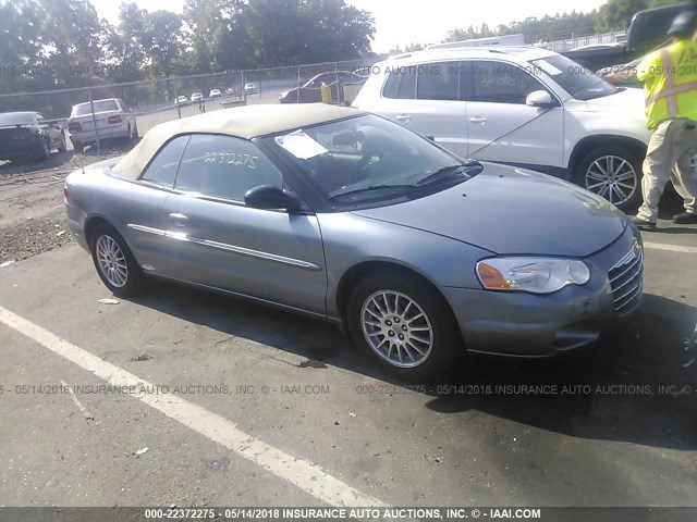 1C3EL55R56N164538 - 2006 CHRYSLER SEBRING TOURING BLUE photo 1