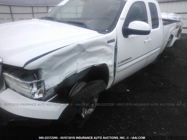 2GTEK290591129643 - 2009 GMC SIERRA K1500 SLE WHITE photo 6