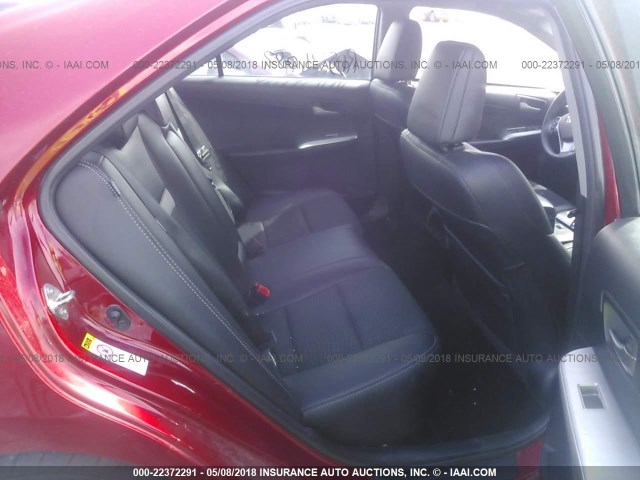 4T1BF1FK4EU756545 - 2014 TOYOTA CAMRY L/SE/LE/XLE 红色 照片 8