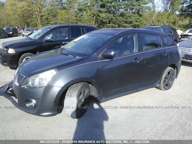 5Y2SN670X9Z403608 - 2009 PONTIAC VIBE GT GRAY photo 2