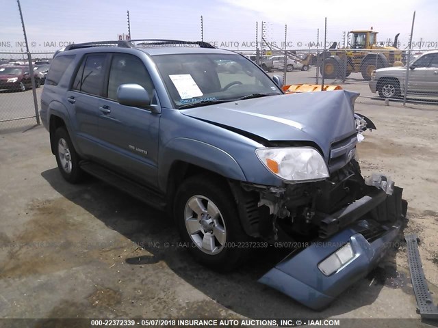 JTEBT17RX50055438 - 2005 TOYOTA 4RUNNER LIMITED BLUE photo 1