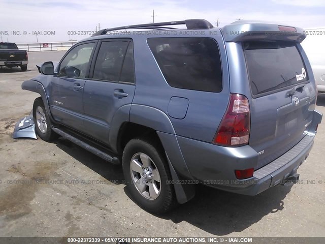 JTEBT17RX50055438 - 2005 TOYOTA 4RUNNER LIMITED BLUE photo 3
