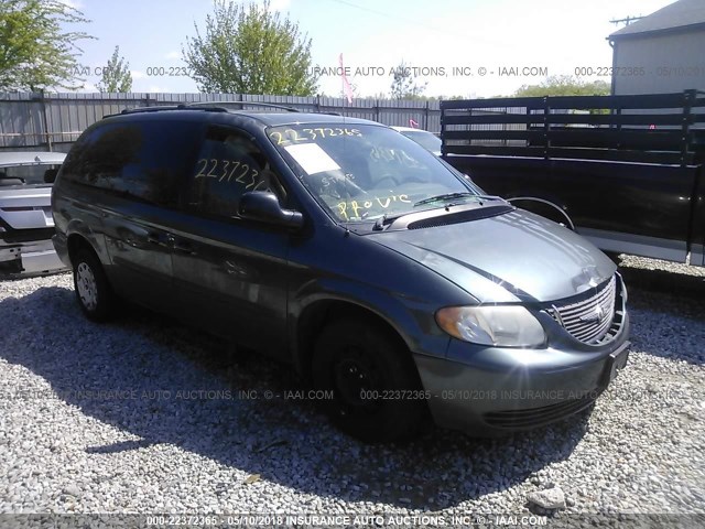 2C4GP44373R243630 - 2003 CHRYSLER TOWN & COUNTRY LX TEAL photo 1