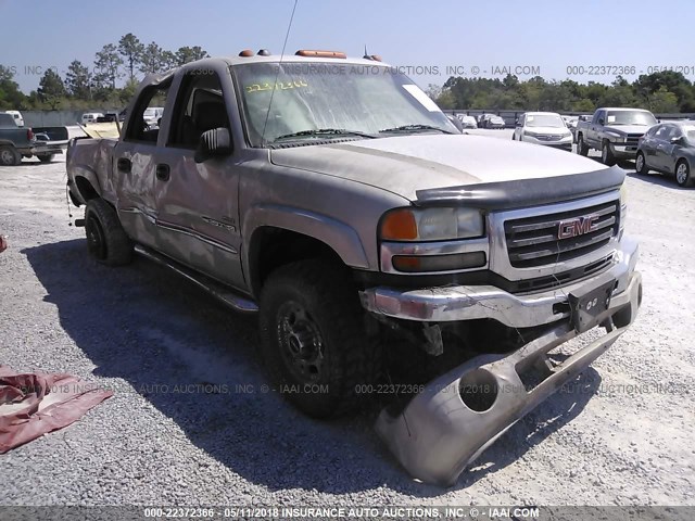 1GTHK23275F959177 - 2005 GMC SIERRA K2500 HEAVY DUTY SILVER photo 1