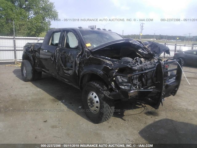 3C63DRNLXCG314285 - 2012 DODGE RAM 3500 LONGHORN BLACK photo 1