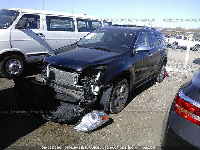 2GNALDEK2F6376803 - 2015 CHEVROLET EQUINOX LTZ BLACK photo 2