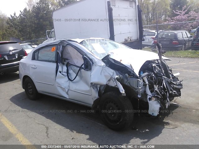 3N1AB6AP7BL668318 - 2011 NISSAN SENTRA 2.0/2.0S/SR/2.0SL SILVER photo 1