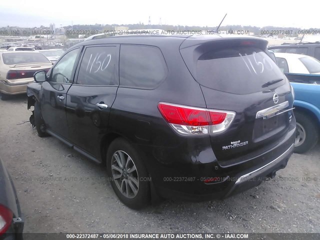 5N1AR2MM1GC644422 - 2016 NISSAN PATHFINDER S/SV/SL/PLATINUM 黑色 照片 3