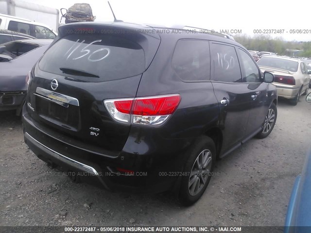 5N1AR2MM1GC644422 - 2016 NISSAN PATHFINDER S/SV/SL/PLATINUM 黑色 照片 4