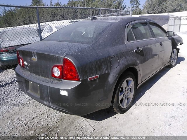 1G1ZB5E00CF138882 - 2012 CHEVROLET MALIBU LS 棕色 照片 4