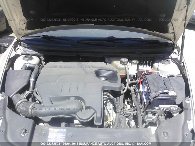 1G1ZC5E09CF113332 - 2012 CHEVROLET MALIBU 1LT ოქროსფერი ფოტო 10