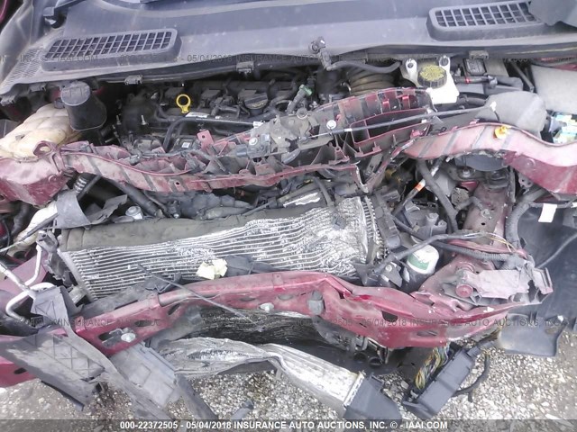 1FMCU9H99DUD80622 - 2013 FORD ESCAPE SEL MAROON photo 10