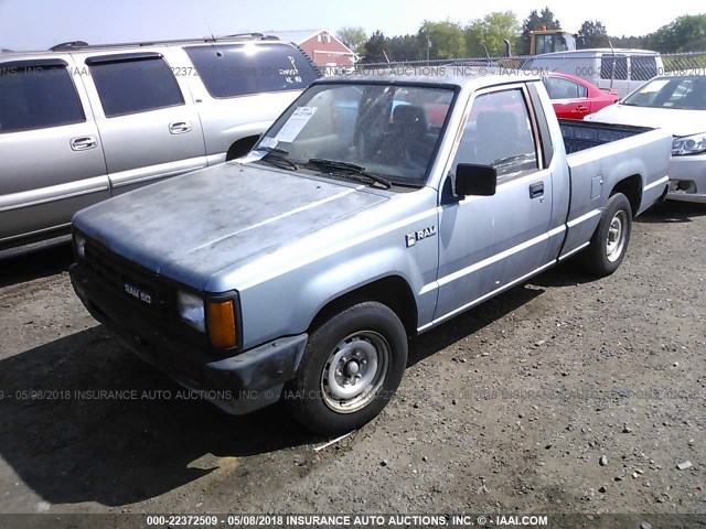 JB7FL24D7JP009264 - 1988 DODGE RAM 50 BLUE photo 2