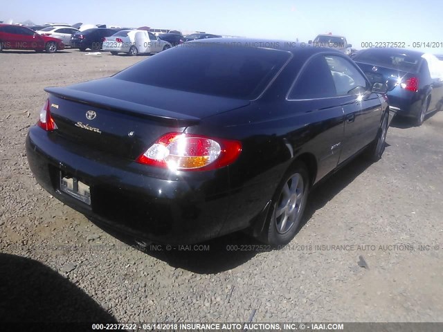 2T1CF22P02C597502 - 2002 TOYOTA CAMRY SOLARA SE/SLE BLACK photo 4