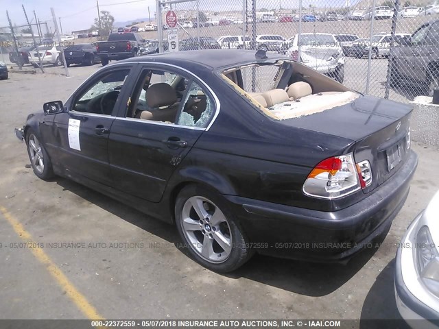 WBAEV53434KM38344 - 2004 BMW 330 I BLACK photo 3