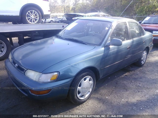 2T1BB02E0TC142399 - 1996 TOYOTA COROLLA DX GREEN photo 2