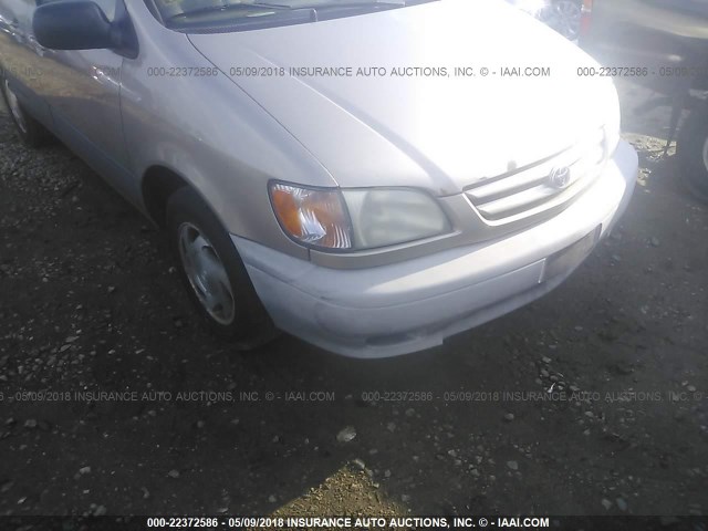 4T3ZF13CX1U408309 - 2001 TOYOTA SIENNA LE/XLE BEIGE photo 6