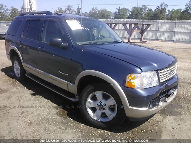 1FMZU64W65ZA44239 - 2005 FORD EXPLORER EDDIE BAUER BLUE photo 1