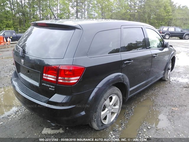 3D4GG57V59T510520 - 2009 DODGE JOURNEY SXT BLACK photo 4