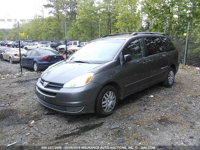 5TDZA23C04S116470 - 2004 TOYOTA SIENNA CE/LE GRAY photo 2