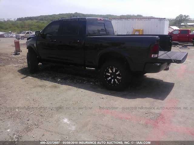 3C6UR5FL9EG164895 - 2014 RAM 2500 LARAMIE BLACK photo 3