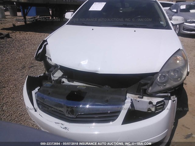 1G8ZS57B79F216065 - 2009 SATURN AURA XE WHITE photo 6