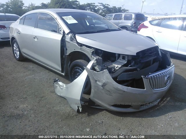 1G4GB5E35CF344610 - 2012 BUICK LACROSSE CONVENIENCE GOLD photo 1