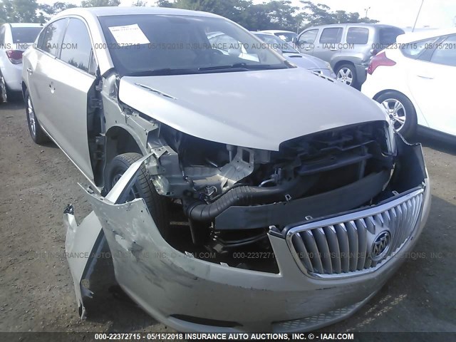 1G4GB5E35CF344610 - 2012 BUICK LACROSSE CONVENIENCE GOLD photo 6