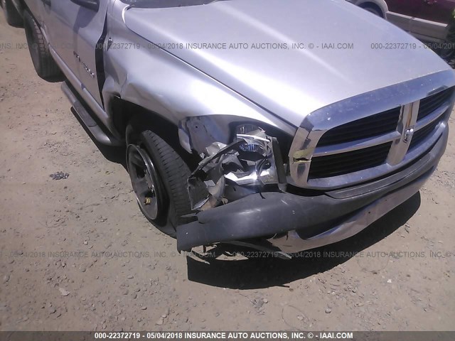 1D7HA16K07J500569 - 2007 DODGE RAM 1500 ST SILVER photo 6