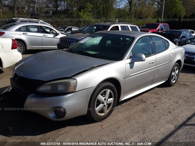 2G2WP552981129405 - 2008 PONTIAC GRAND PRIX ვერცხლისფერი ფოტო 2
