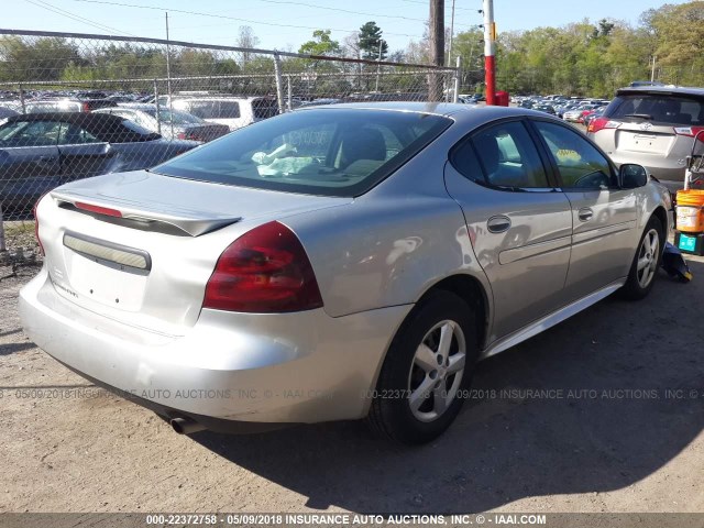 2G2WP552981129405 - 2008 PONTIAC GRAND PRIX ვერცხლისფერი ფოტო 4