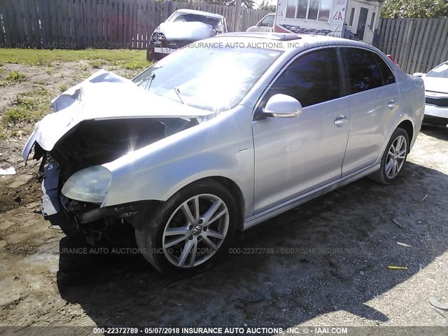 3VWEF81K07M136152 - 2007 VOLKSWAGEN JETTA WOLFSBURG 银色 照片 2