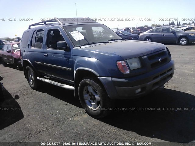 5N1ED28T91C585225 - 2001 NISSAN XTERRA XE/SE BLUE photo 1