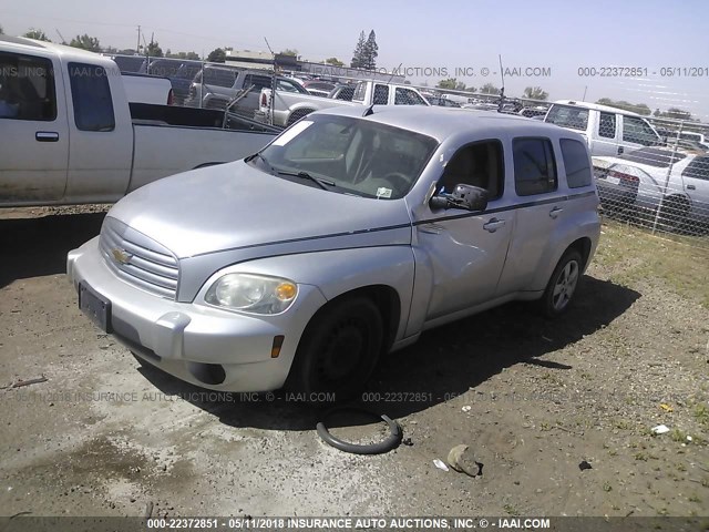 3GNBAADB8AS510167 - 2010 CHEVROLET HHR LS SILVER photo 2