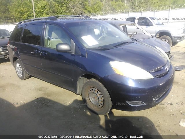 5TDZA23CX6S488465 - 2006 TOYOTA SIENNA CE/LE BLUE photo 1