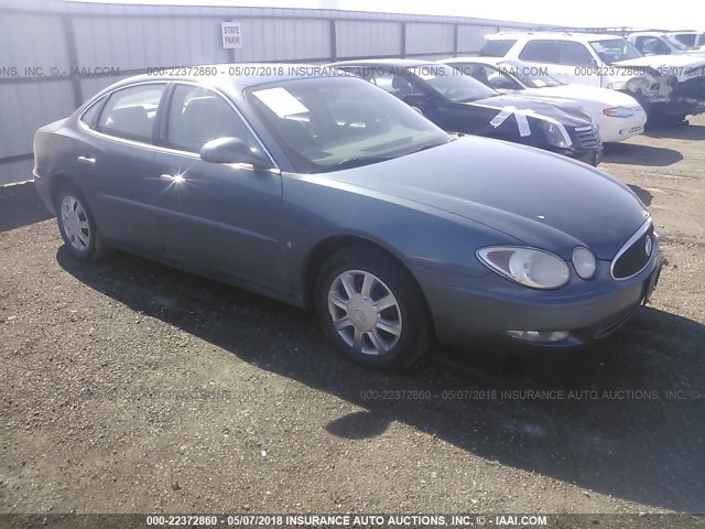 2G4WC582061183347 - 2006 BUICK LACROSSE CX BLUE photo 1