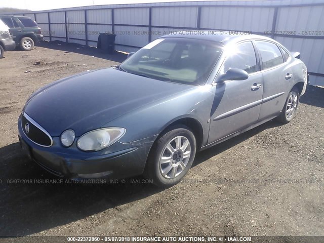 2G4WC582061183347 - 2006 BUICK LACROSSE CX BLUE photo 2