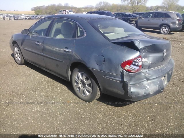 2G4WC582061183347 - 2006 BUICK LACROSSE CX BLUE photo 3