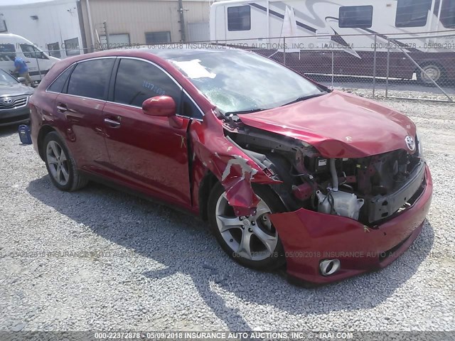 4T3BK3BB7AU038812 - 2010 TOYOTA VENZA RED photo 1