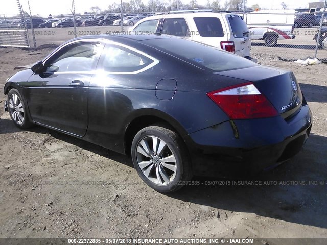 1HGCS1B87AA008898 - 2010 HONDA ACCORD EXL BLACK photo 3